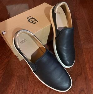 UGG leather slip on sneakers